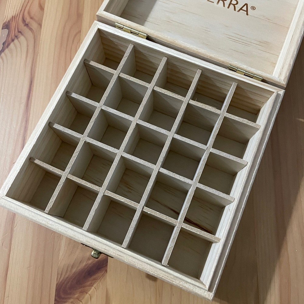 doTERRA Wood Essential Oil Bottle Storage Box