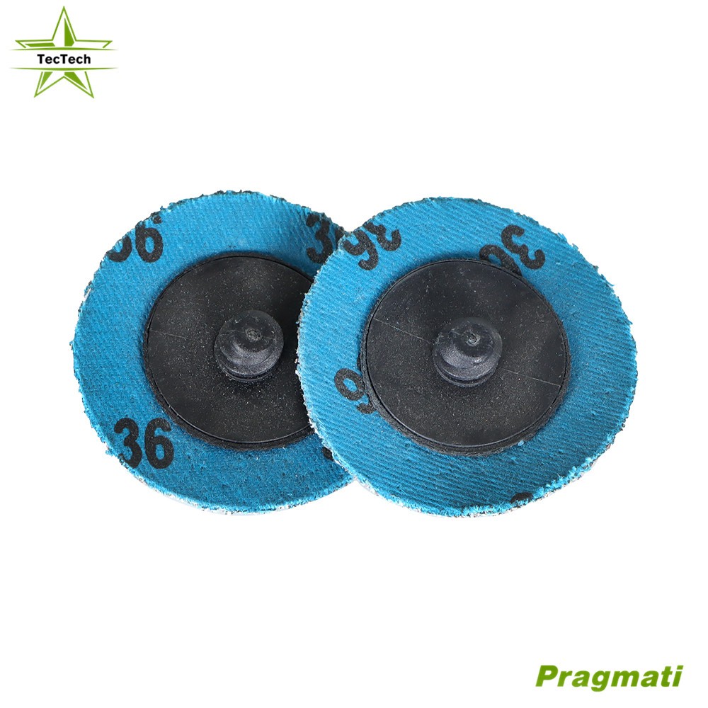 50Pack 36 Grit 2" Die Grinder Sanding Grinding Disc Quick Change