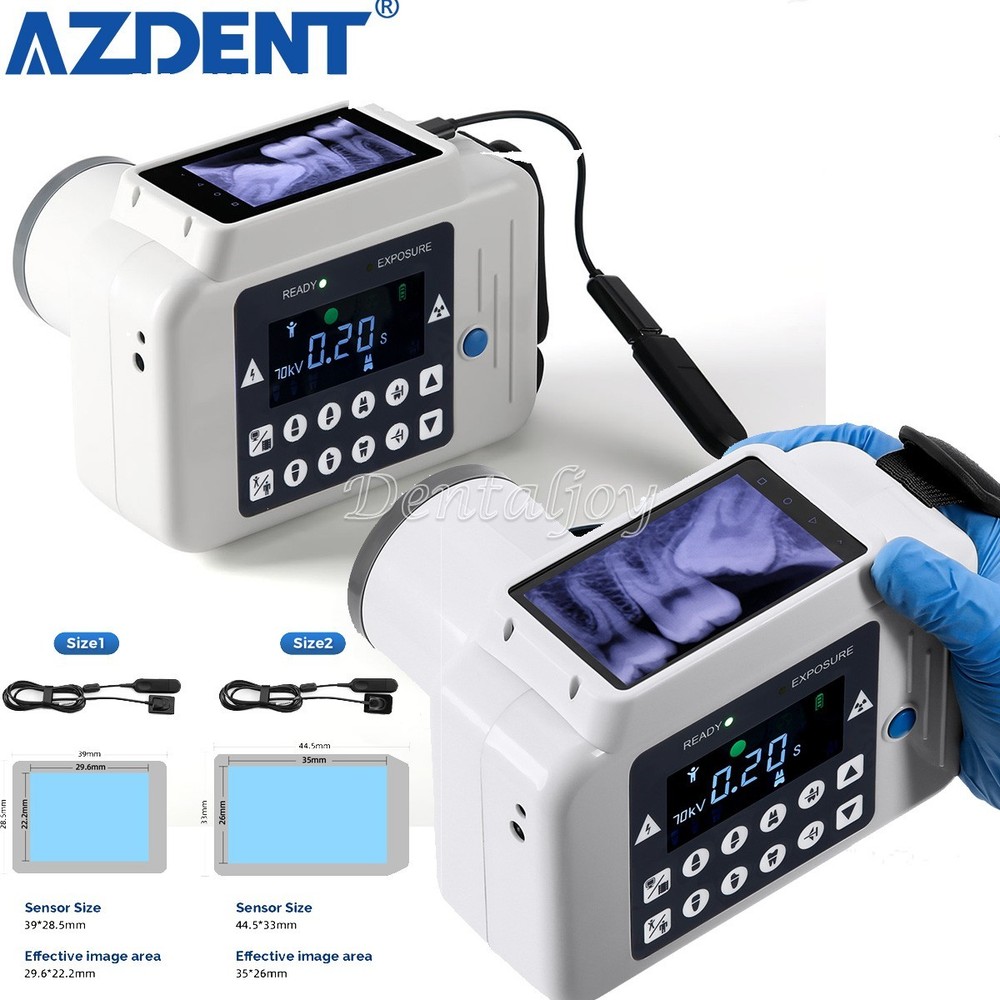 Dental X Mobile Unit Rayos Digital Machine w/LCD Screen Image System+Sensor 1/2