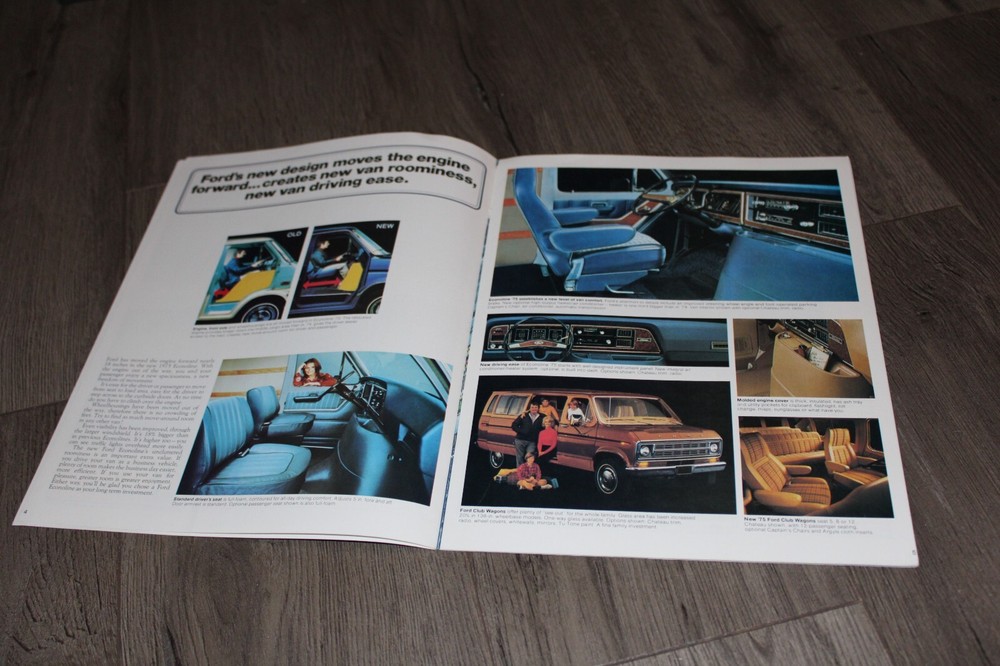 1975 Ford Econoline van sales brochure