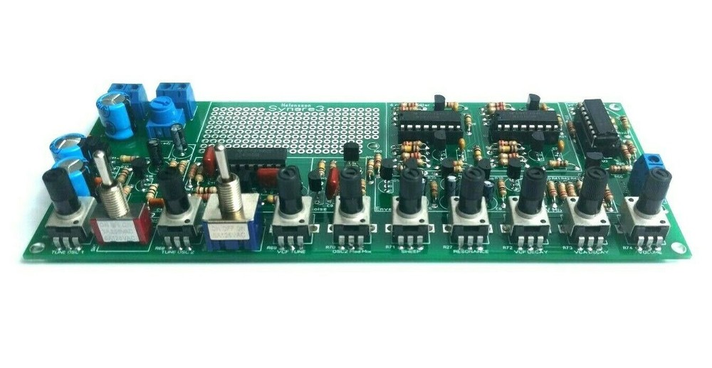 Synare-3 Kit by Helensson - UFO analog drum DIY Synth clone kit.