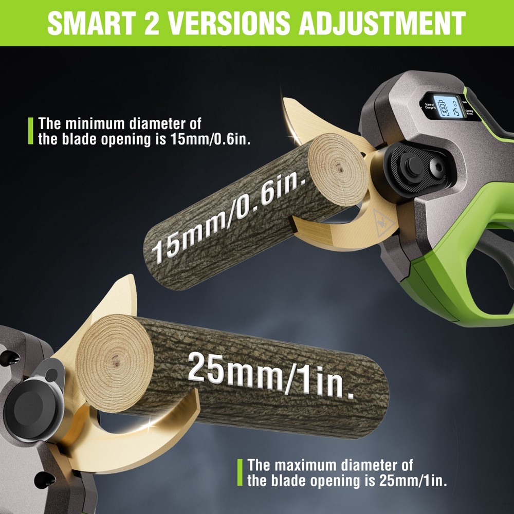 Cordless 12V Electric Pruning Shears, Battery Powered Pruning Shears Cordless