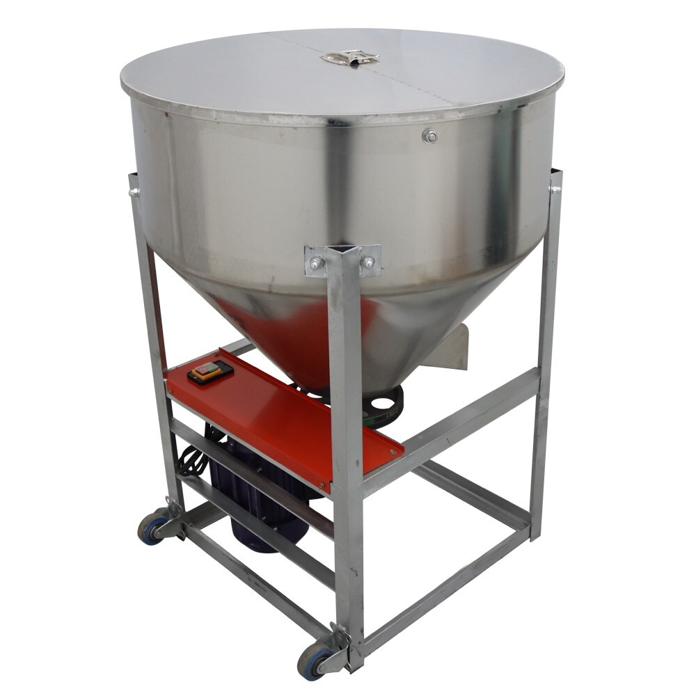 330lbs Stainless Steel Feed Mixer Plastic Granule Agitaters Industrial Blender