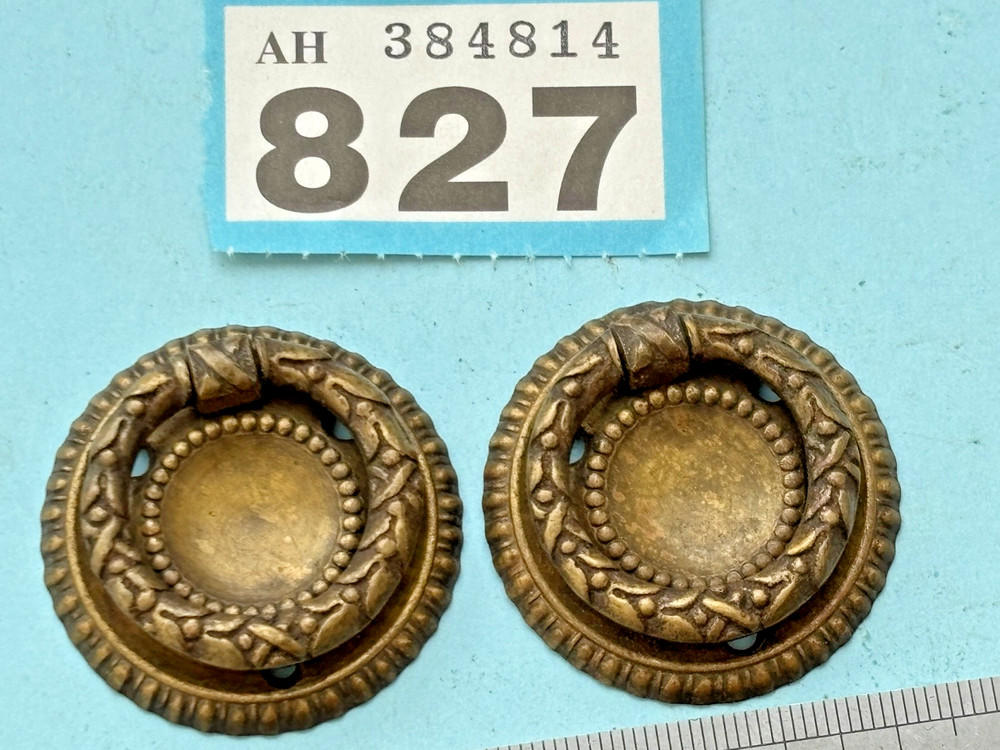 clock maker Antique Brass bracket clock side handle pulls bracket clock handles