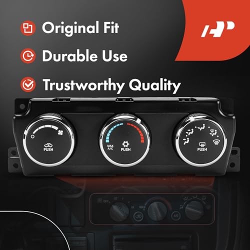 Heater Climate Control Panel Module Compatible with Dodge Ram 1500 2009-2010