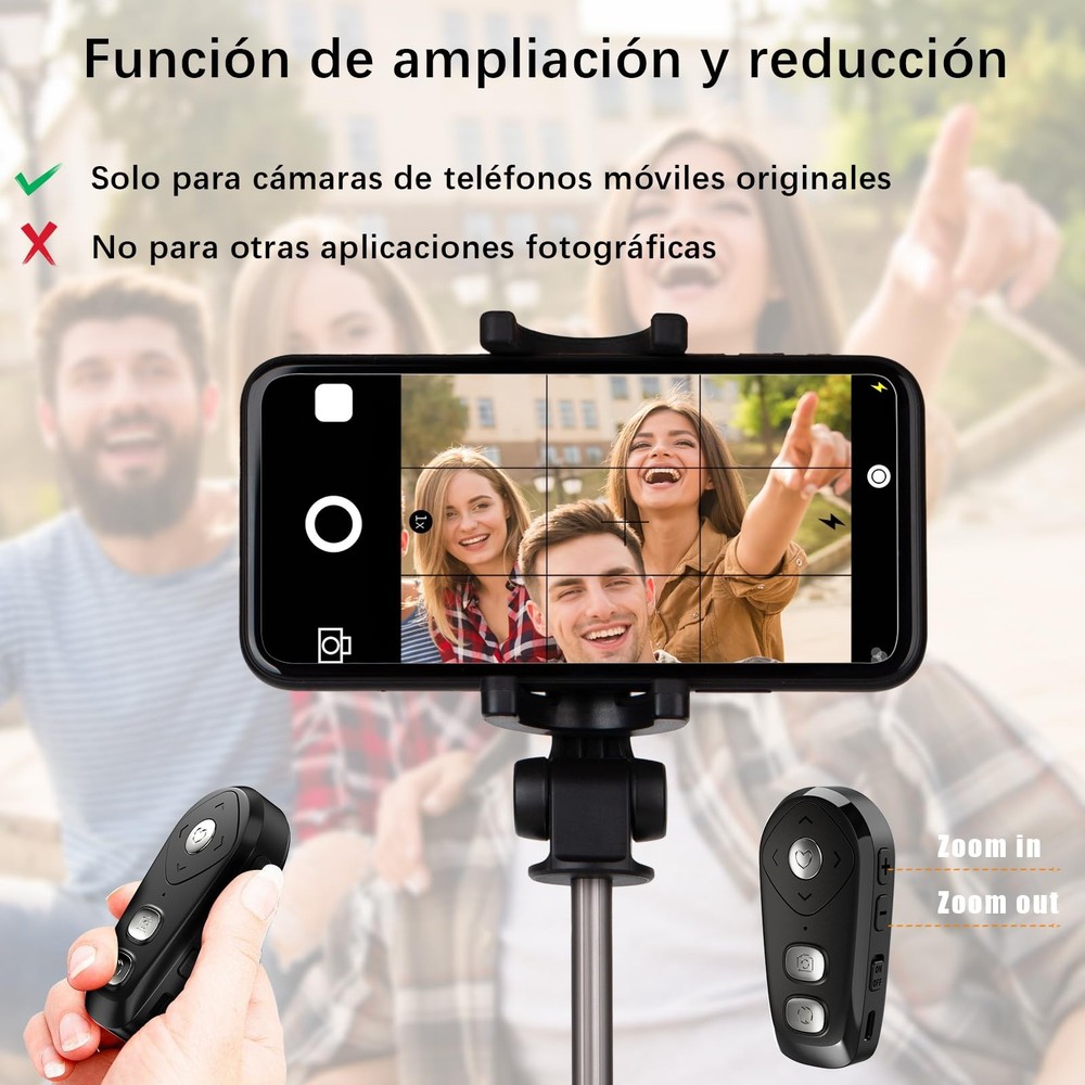 Camera Remote Control for iPhone with Zoom Shutter - Front/Rear Switch Page T...