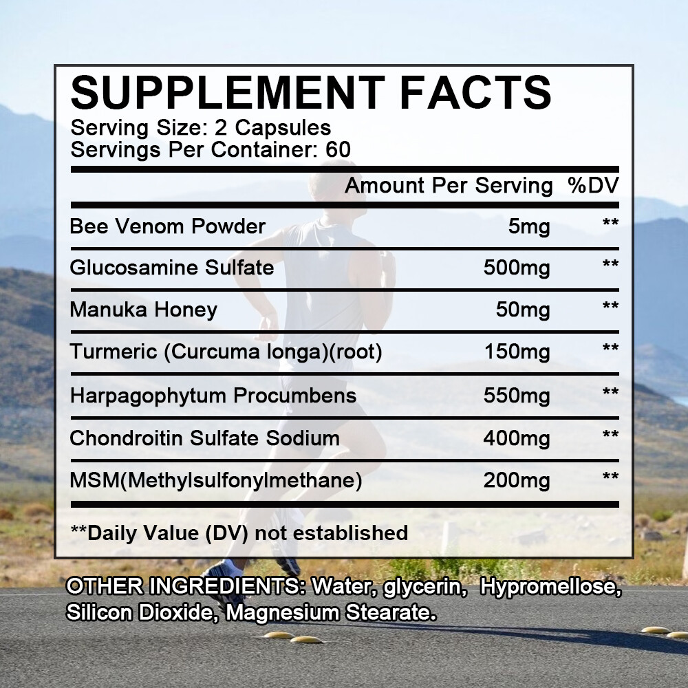 Glucosamine Chondroitin MSM Turmeric Triple Strength Joint Support