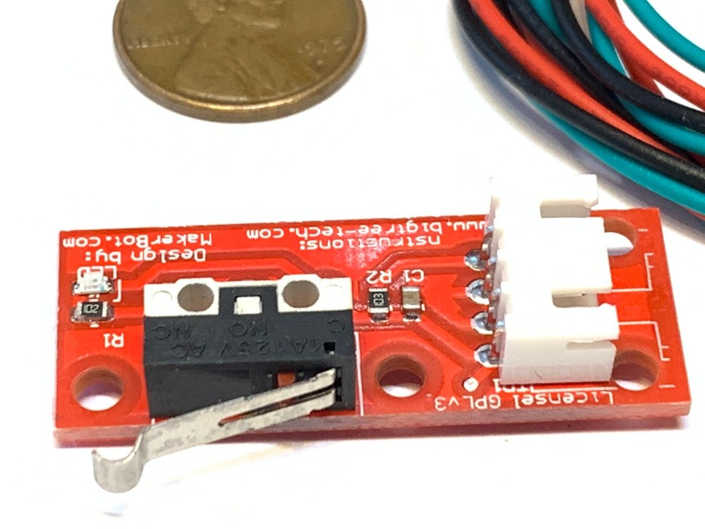 1 Piece Endstop 3d printer flashforge cnc RAMPS 1.4 Micro Limit Switch Lever