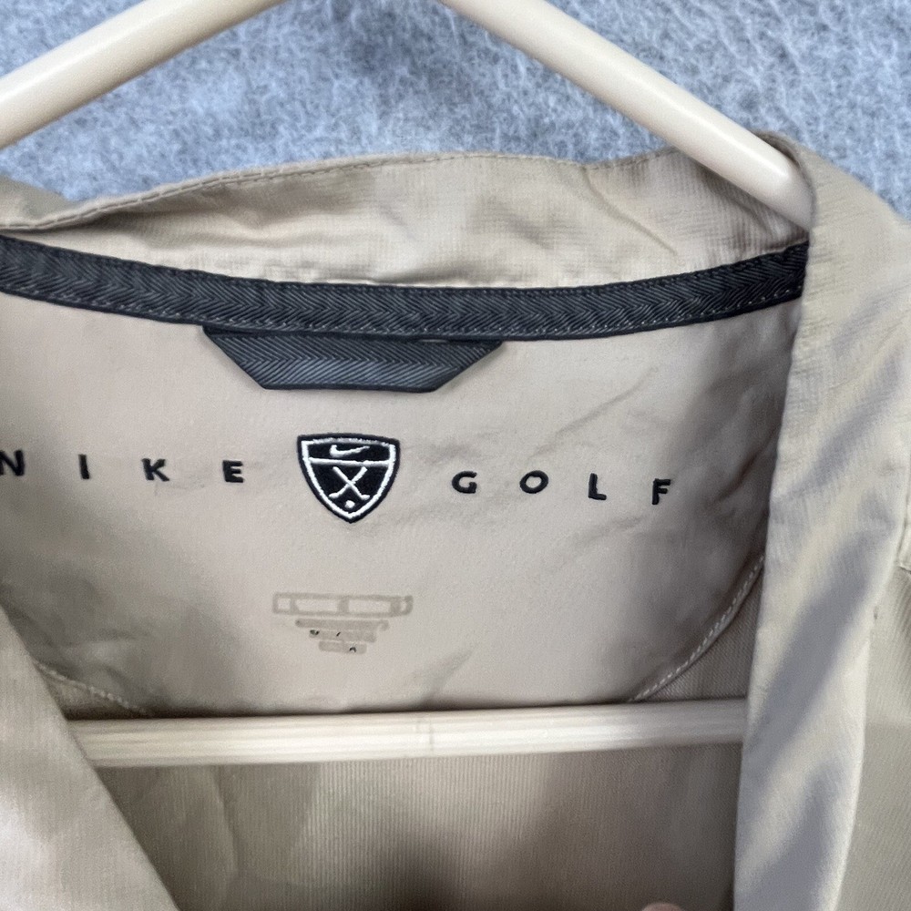 Nike Golf Jacket Mens Large Tan