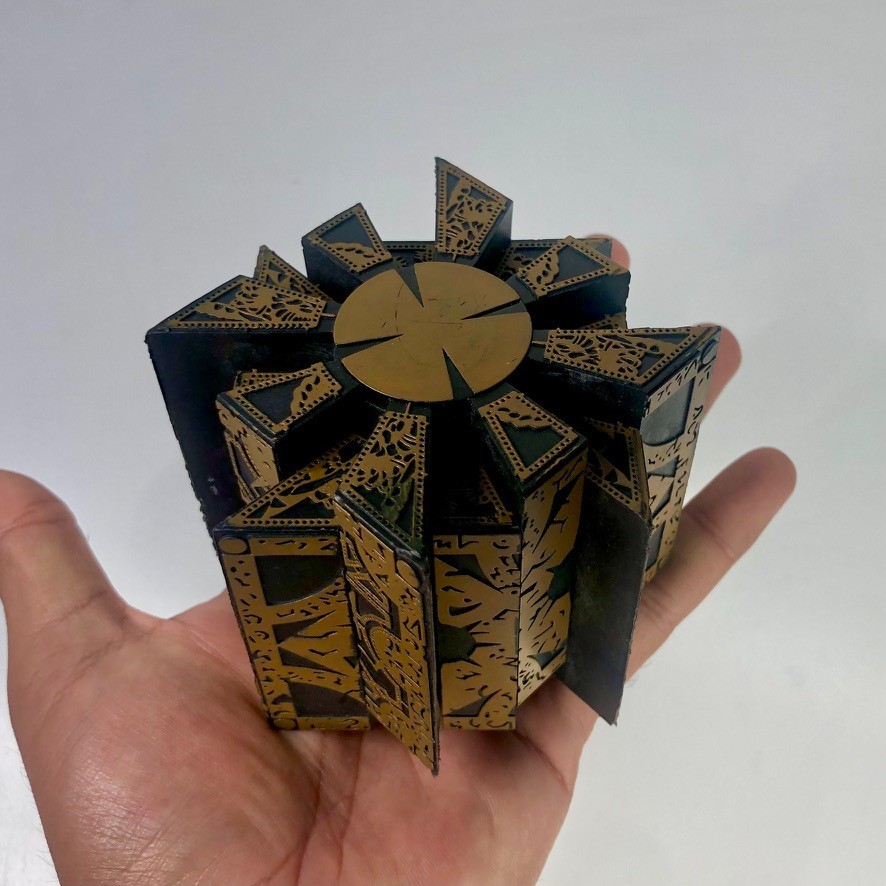 Hellraiser Transforming Puzzle Box to Lament Configuration Horror Prop Full Size
