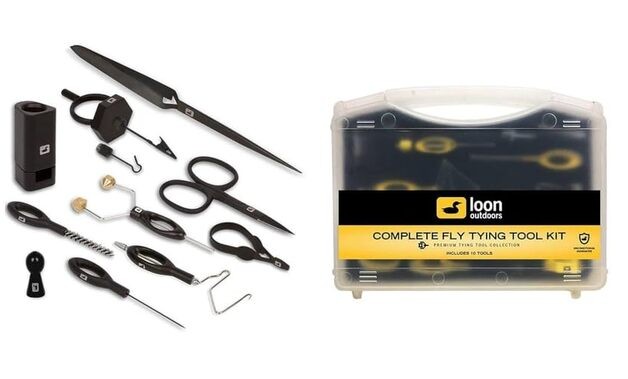 Loon Complete Fly Tying Tool Kit - Black