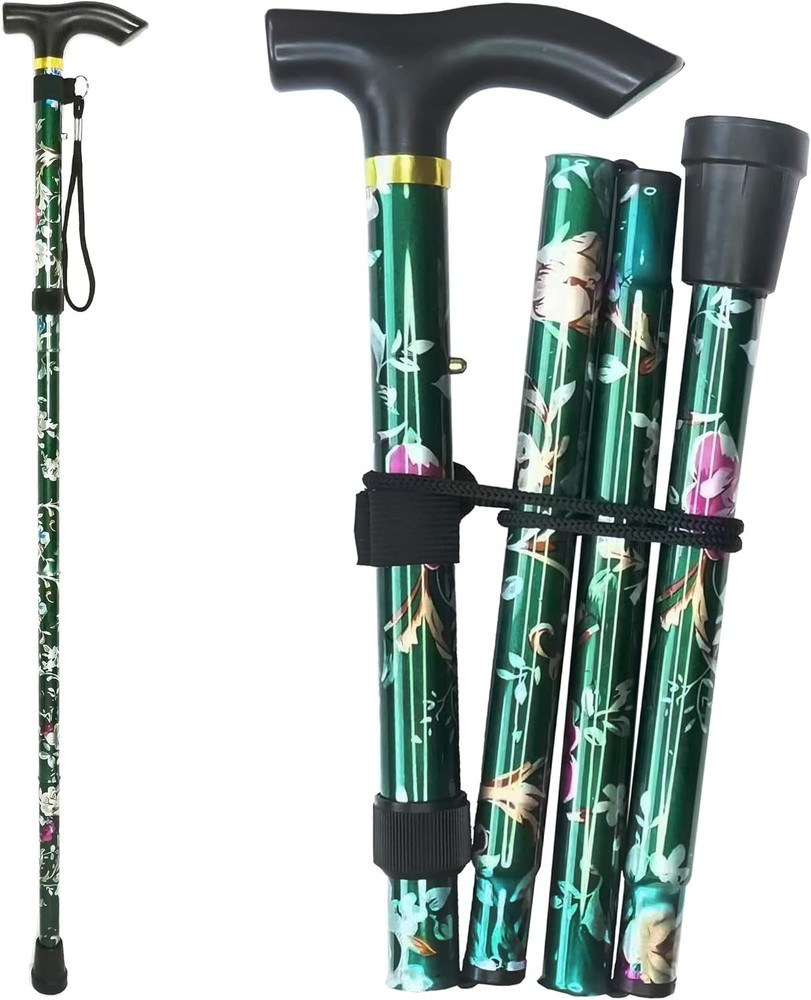 5-Level Adjustable Height Lightweight Portable Foldable Walking Canes