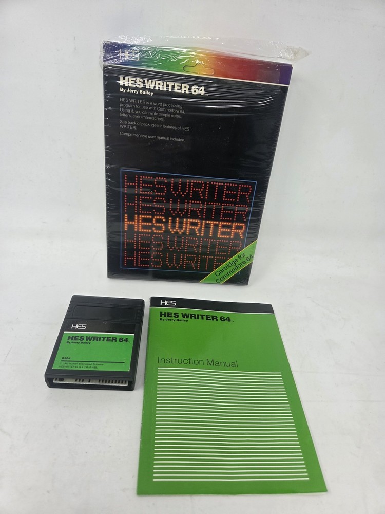 HES Writer 64 by HESWare for Commodore 64 Cartridge