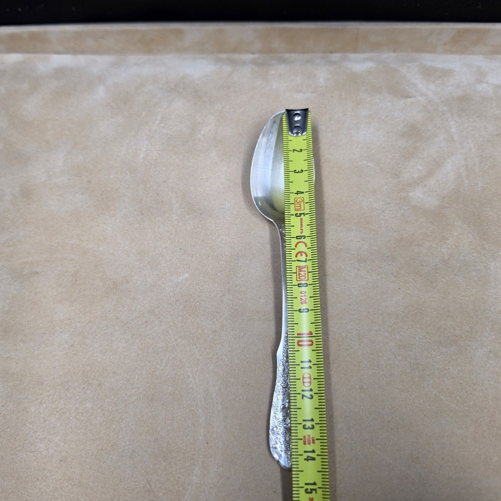 Small Henri Soufflot Spoons in Solid Silver