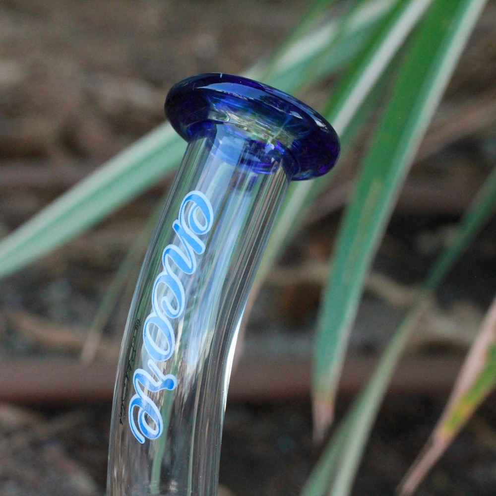 6" Mini Beaker Fixed Popped Hole Diffy Assorted Color Lip Tobacco Hookah Bong