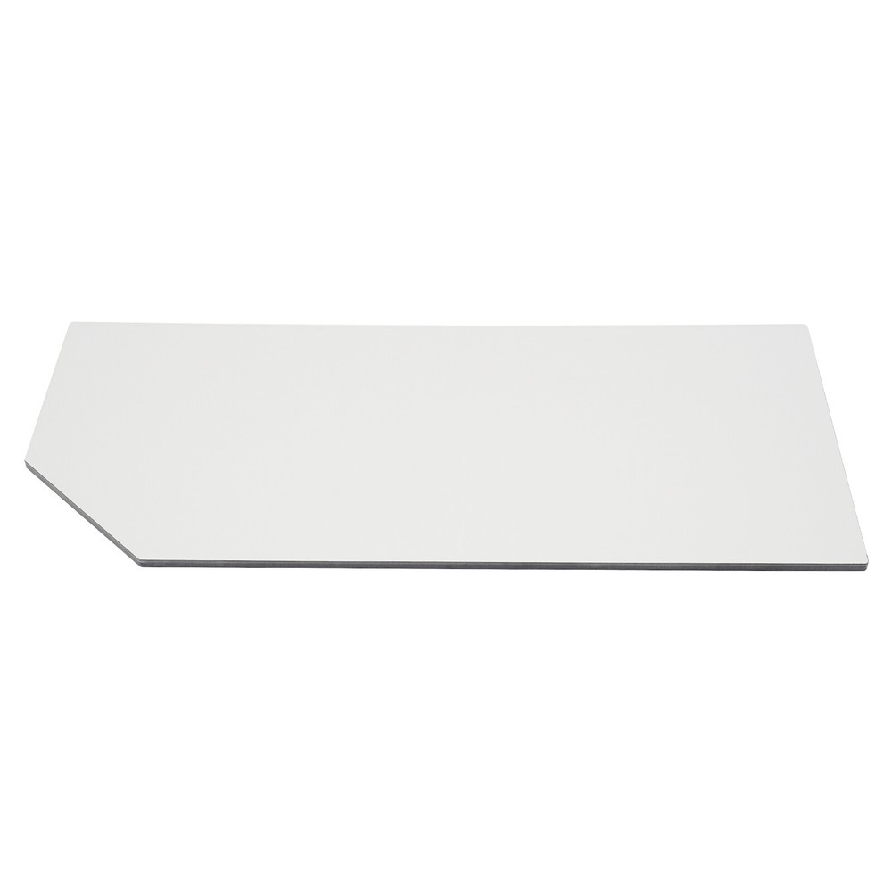 Wall-Mounted Urinal Partition Panel with Bevel Angle for Privacy