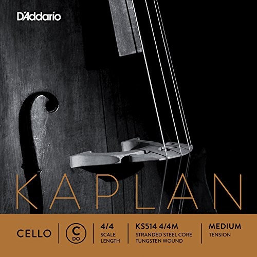 D'Addario Kaplan Cello Single C String, 4/4 Scale, Medium Tension