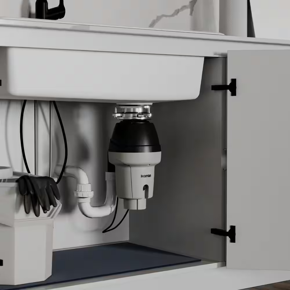 1/2 HP Continuous Feed Garbage Disposal with Power Cord