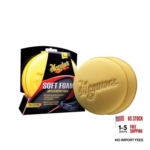 4” Soft Foam Applicator Pads - Hand Detailing Pad Ideal for Applying Scratch