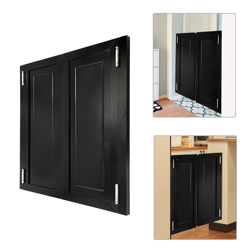 Stylish Solid Wood Swing Doors for Cafes and Interior Spaces