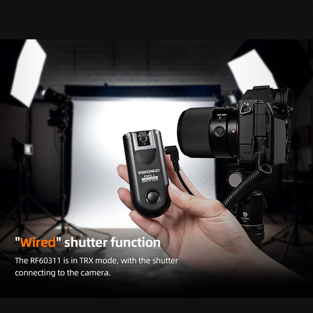 YONGNUO RF603II S2 2.4G Wireless Flash Trigger Transmitter 16 Channels JRSM