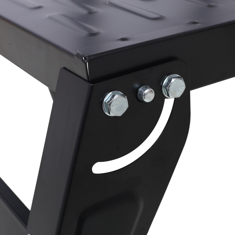 Portable Foldable Workbench, 550LB Capacity, Adjustable Jaws & Vertical Clamping