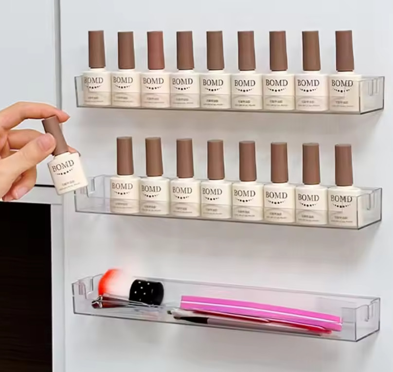 Acrylic Display Stand Wall Mounted Storage Rack Clear Doll Blind Box Storage