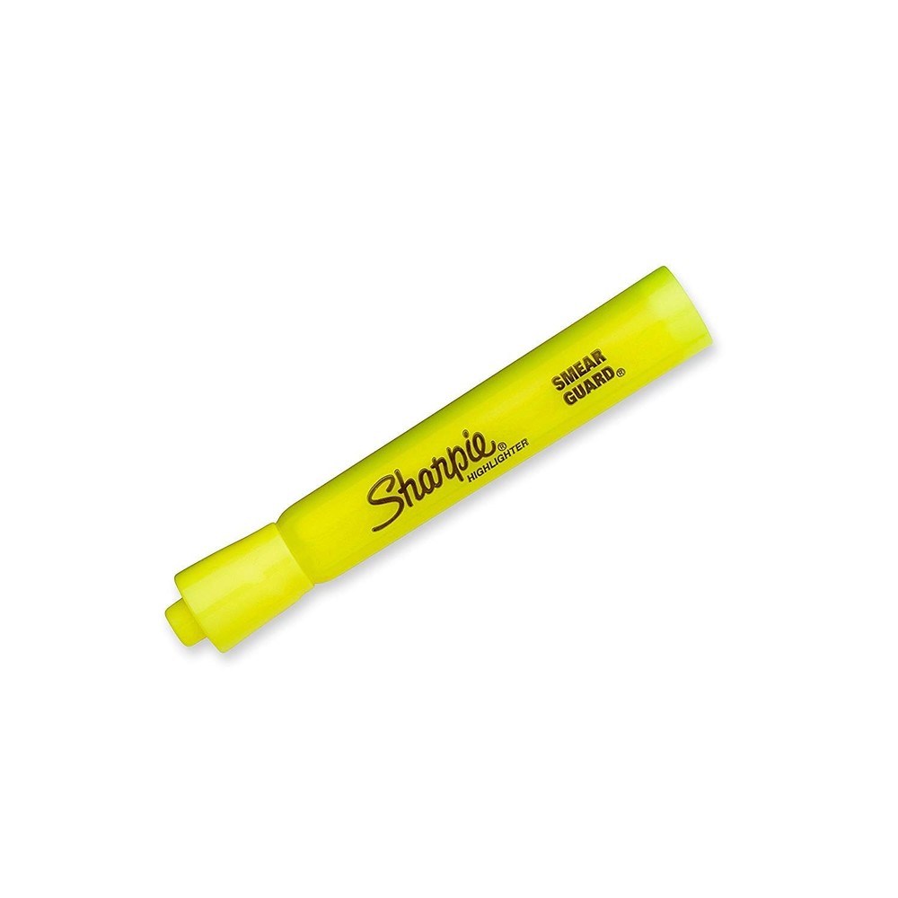 Sharpie Accent Tank Highlighters, Chisel Tip, Fluorescent 8-Pack, Yellow
