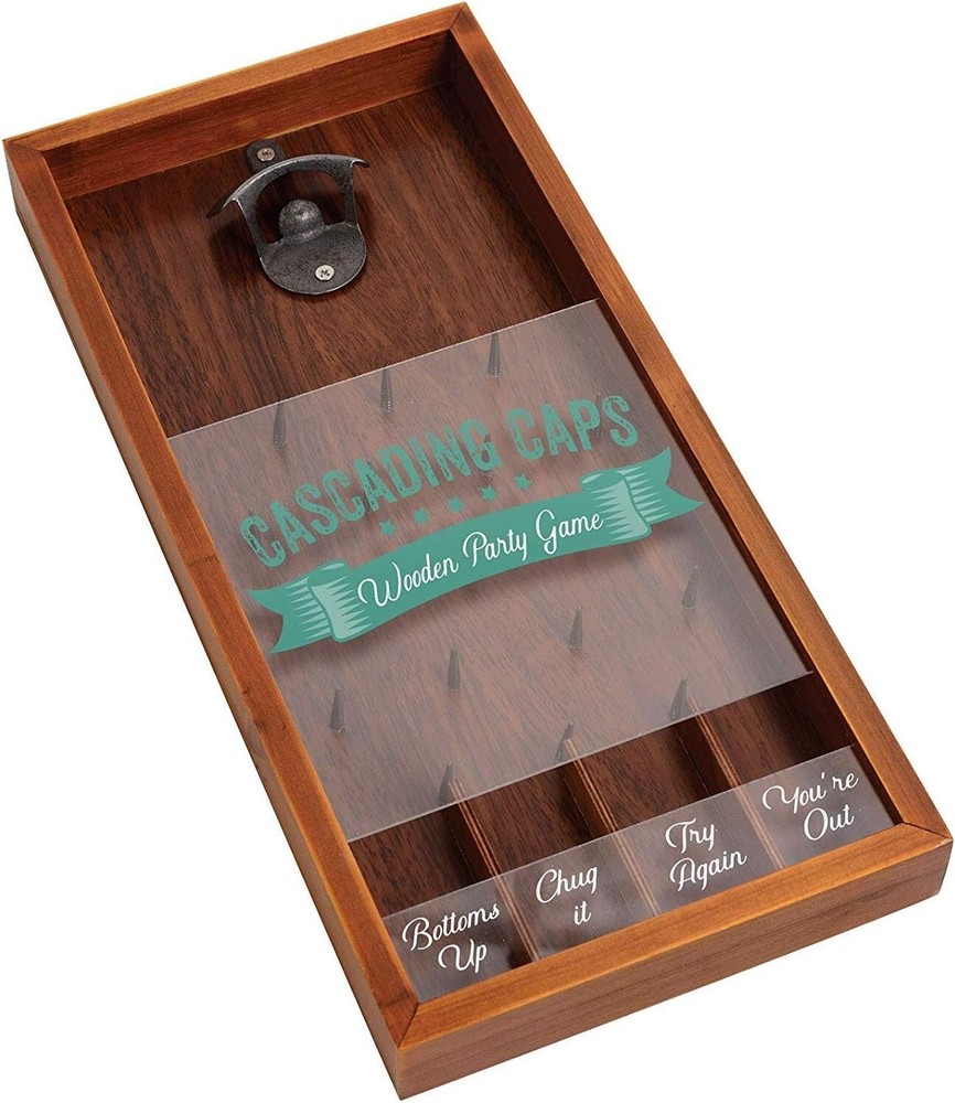 WOODEN PARTY GAME CASCADING CAPS