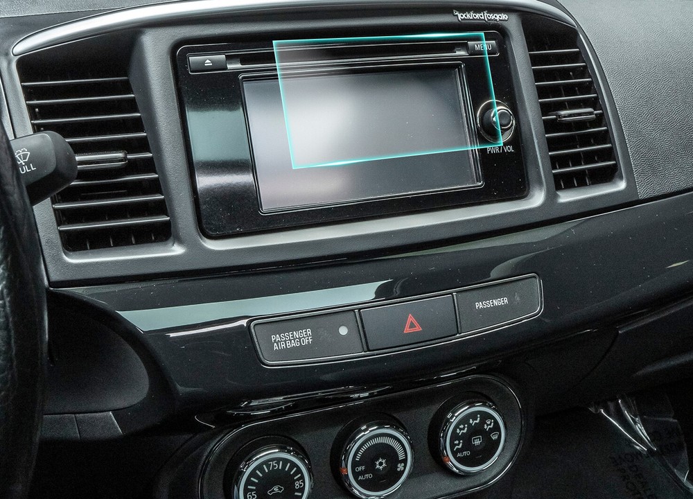 Crystal Clear Screen Protector for 2015 Mitsubishi Lancer Vehicle Navigation