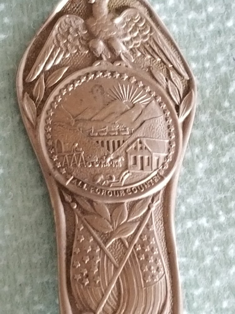 Nevada State Souvenir Spoon by Imperial Silver