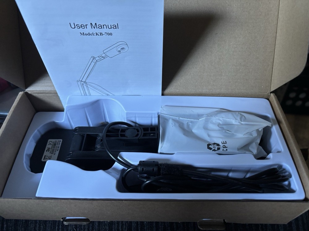 8MP USB Document Camera, Auto Focus LED Light Image Reversal (KB700)