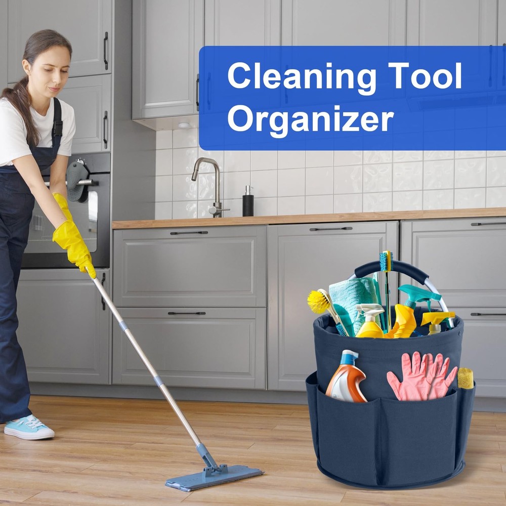 Bototack Cleaning Caddy with Handle, Products One Size, Dark Blue