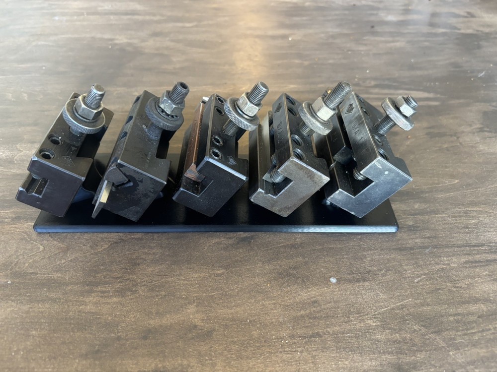 BXA Quick Change Tool Post Holder Storage Organizer Convenient Rack Lathe Tool