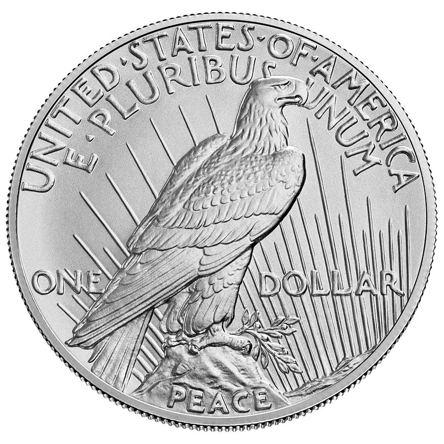 2023 $1 Peace Silver Dollar Box, OGP & COA