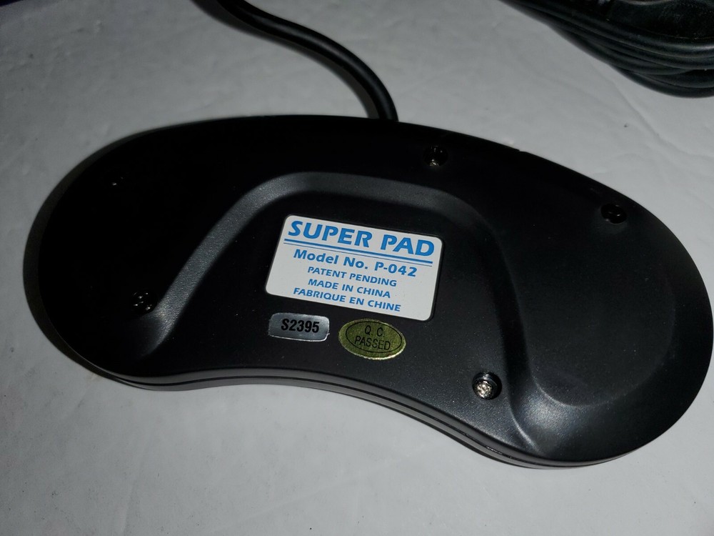 NEW Interact 6 Button Super Game pad Controller for Sega Genesis & Sega CD #A38