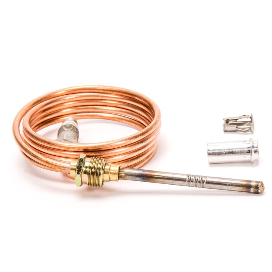 Resideo CQ100A1013/U 24-Inch Replacement Thermocouple for Gas Furnaces, Boile...