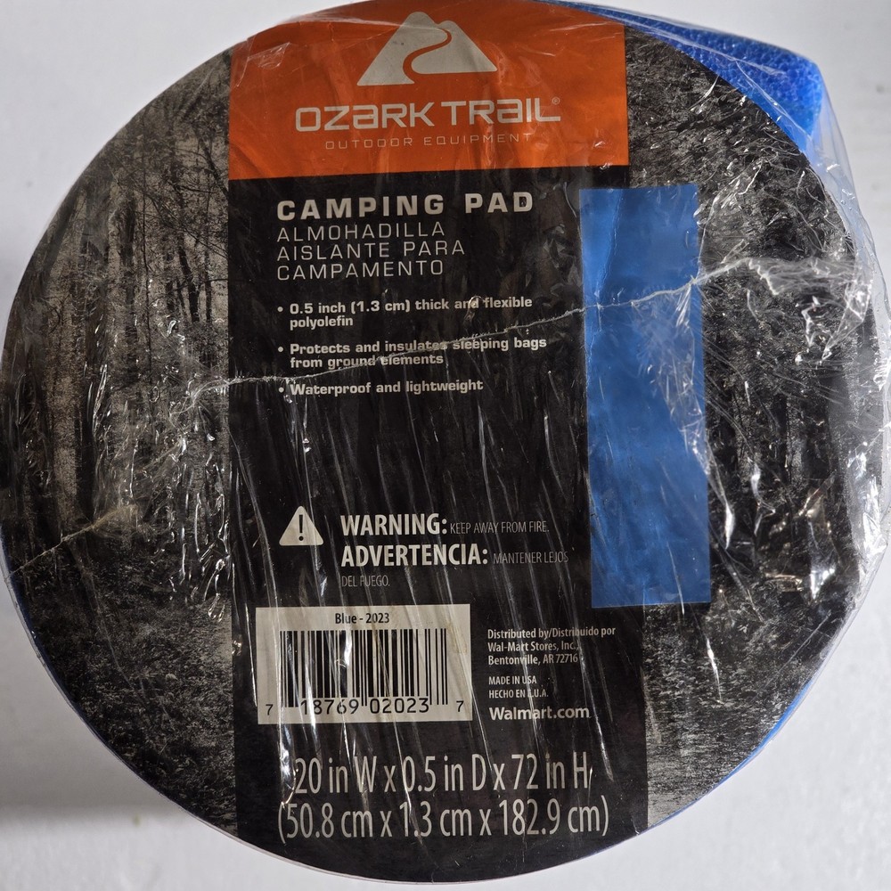 Ozark Trail Camping Pad-blue