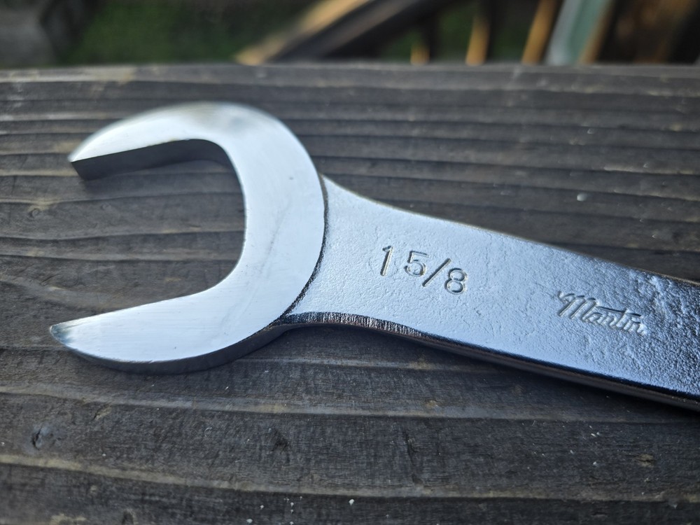 Martin Tools 1252 1-5/8" Chrome Service Angle Wrench