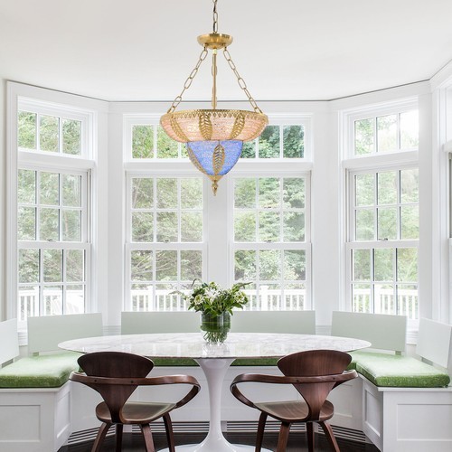 Ceiling Pendant Light Fixture Bohemian Style Pendant Light Height Adjustable US！