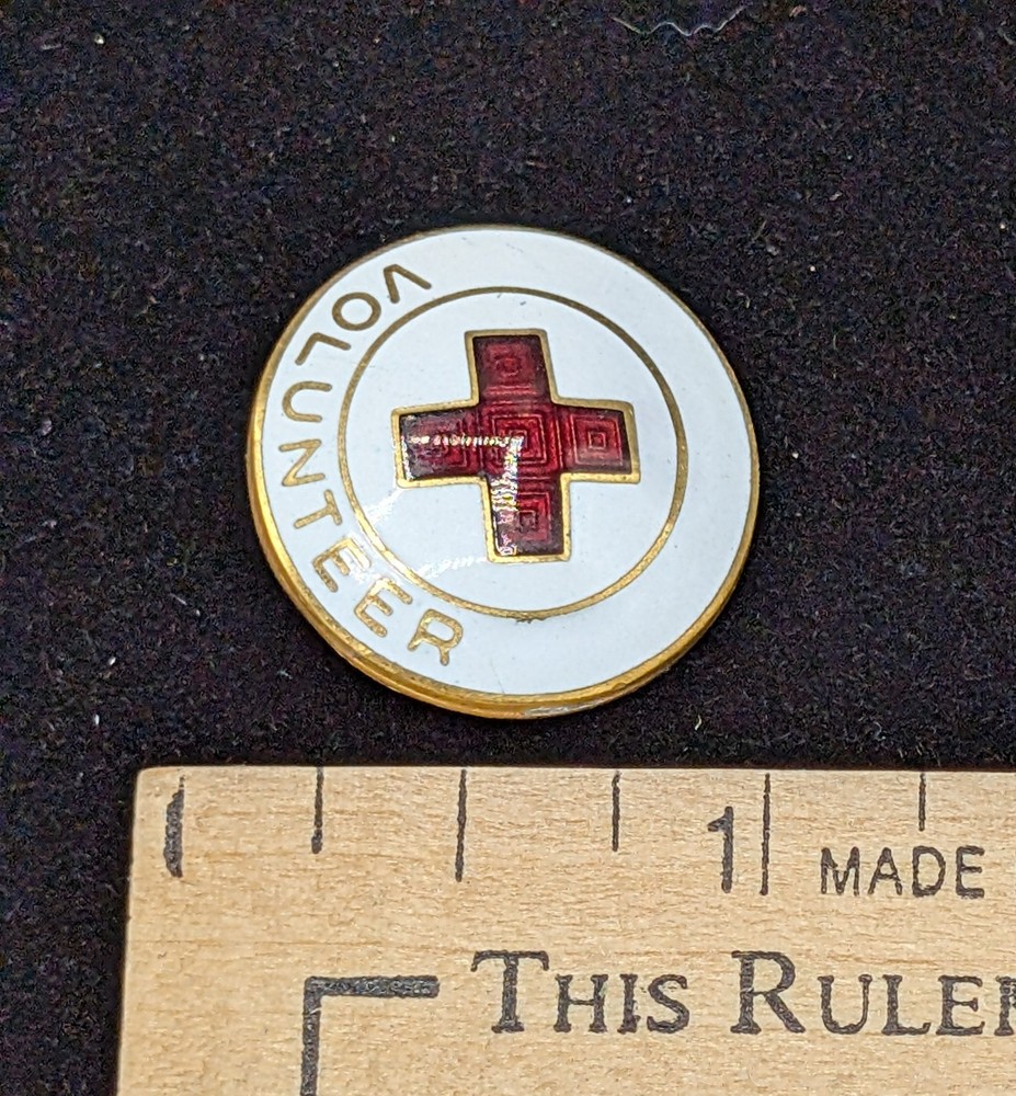 Red Cross Volunteer Uniform Pin