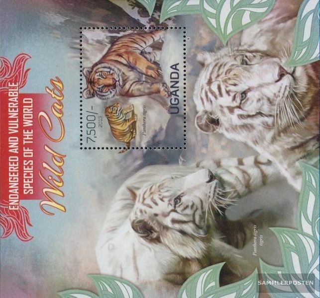 uganda Block422 MNH 2013 Cats