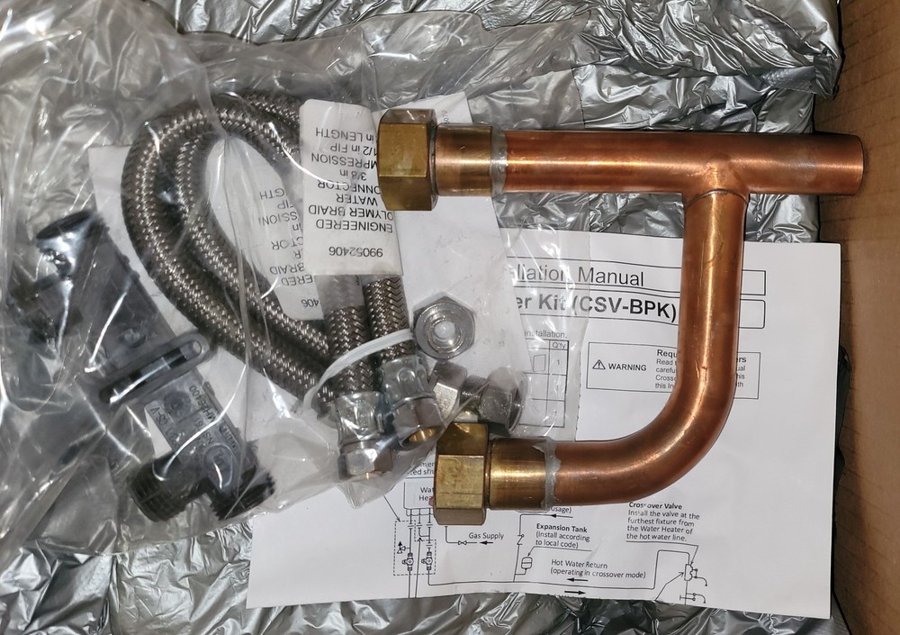 Noritz #CSV-BPK - Crossover Branch Pipe Kit - Genuine OEM Part