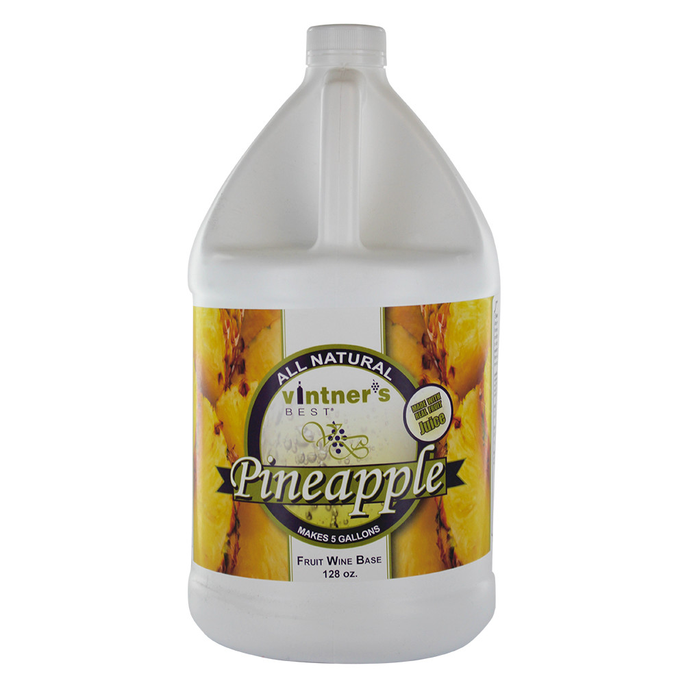Vintner's Best Pineapple Fruit Wine Base Jug (Makes 5 Gallons)