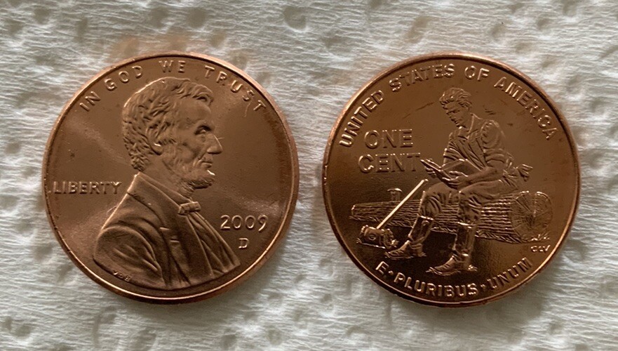 2009 D Lincoln Formative Years Penny Bicentennial 1C Uncirculated