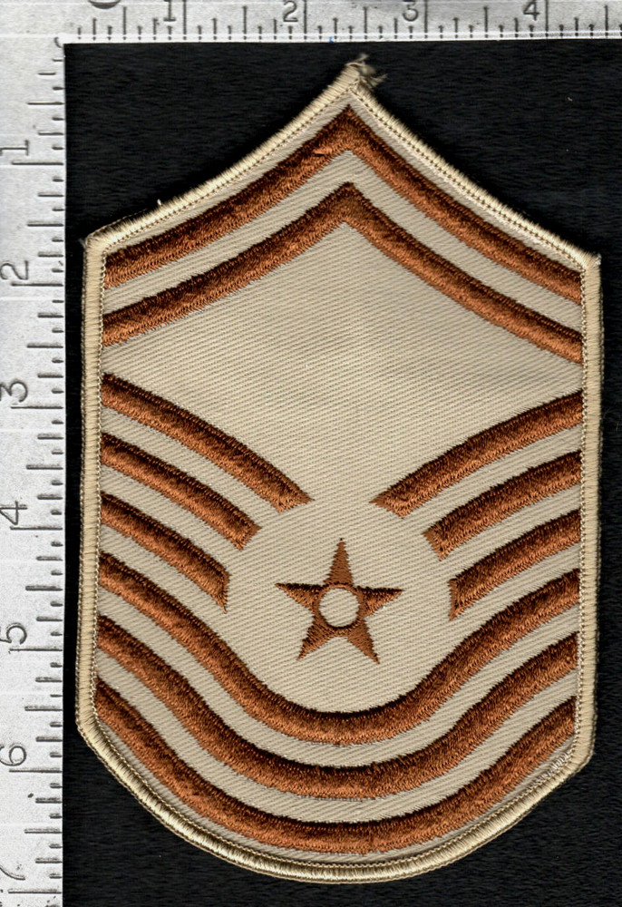 USAF patch (circa 1991-92) Desert Storm Senior Master Sergeant chevron