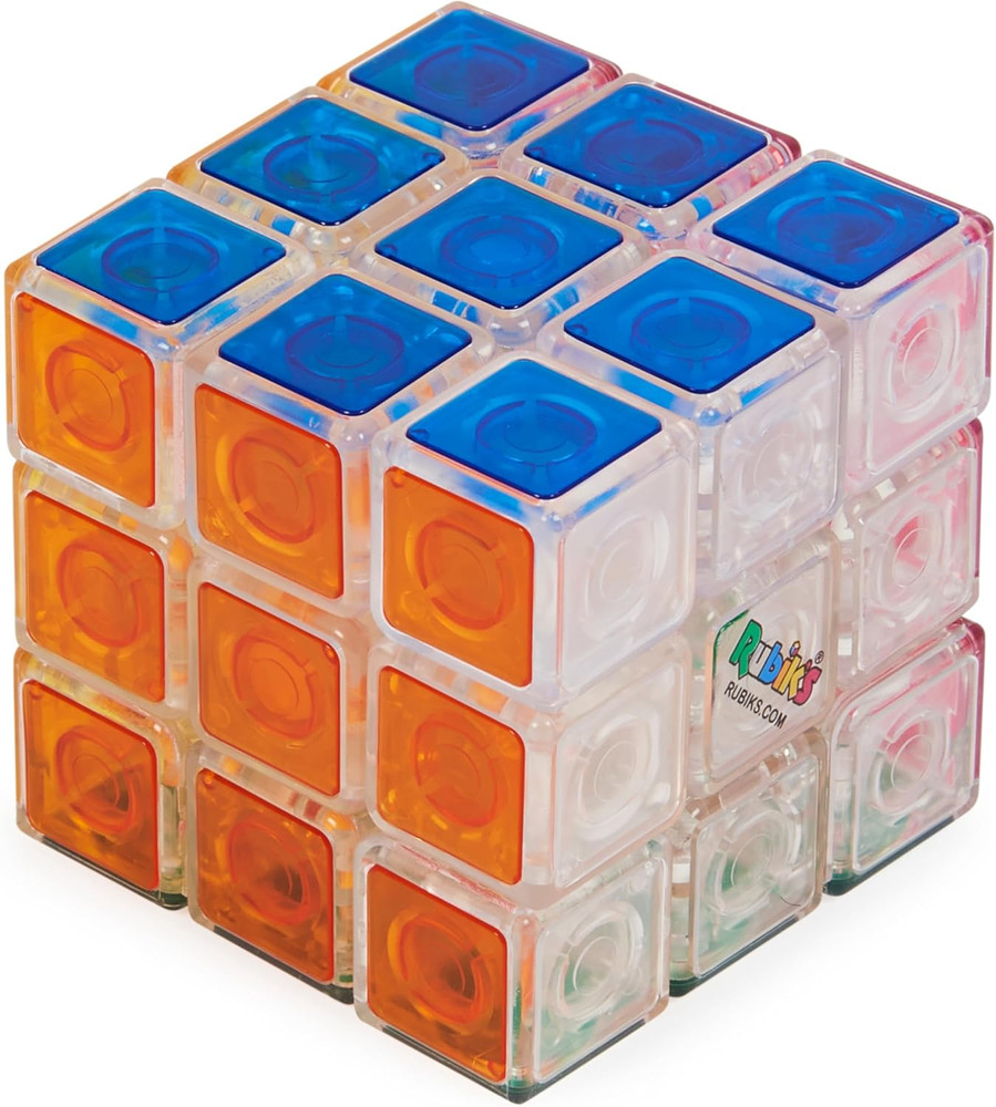 Rubik’S Cube, Crystal Cube, Transparent 3X3 Color-Matching Puzzle Game, Problem-