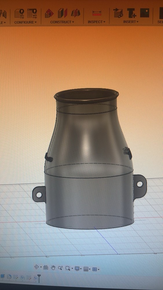 Custom Made Short Nozzle For Makita DUB184 Leaf Blower
