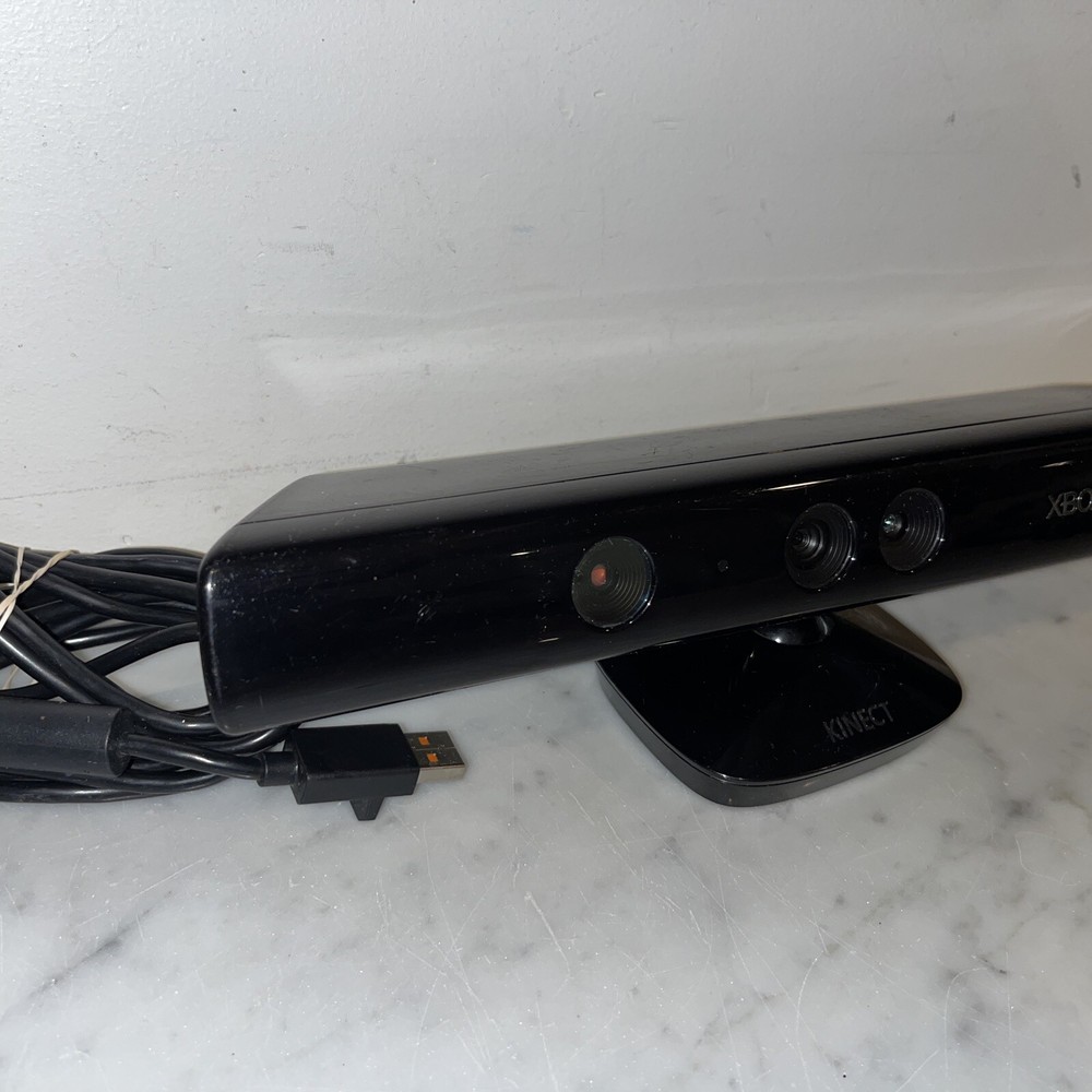 Microsoft 1414 Xbox 360 Kinect Sensor Bar Only - Black Bundle Of 2