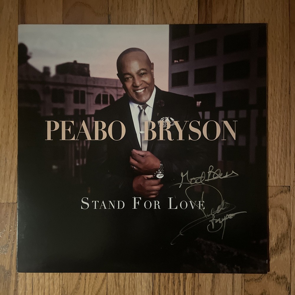 Peabo Bryson Signed Stand For Love signed vinyl Beckett COA